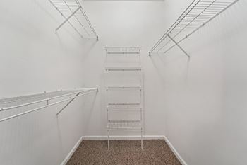 Closet with shelves